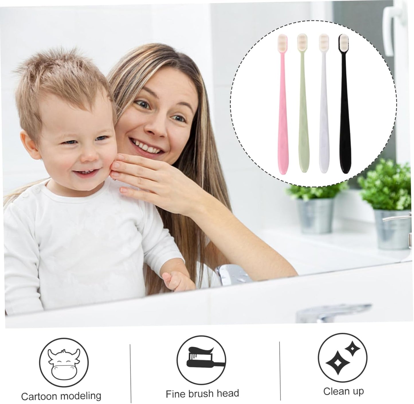 HONITANO 16pcs Soft Bristle Toothbrush for Sensitive Teeth and Maternal Care for Puerperal Use Gentle Cleaning for Adults Selection Random Color