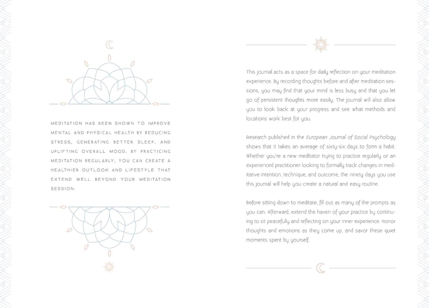 Meditation: A Day and Night Reflection Journal (90 Days)