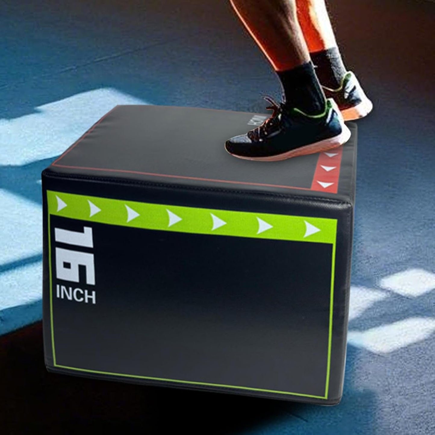 Jumping Box Training, Jumping Training Tool, 15.75 x 11.81 in Shockproof Non Slip Step Up Gear, Jump Equipment, Ideal for Home and Gym Workouts to Strength Agility