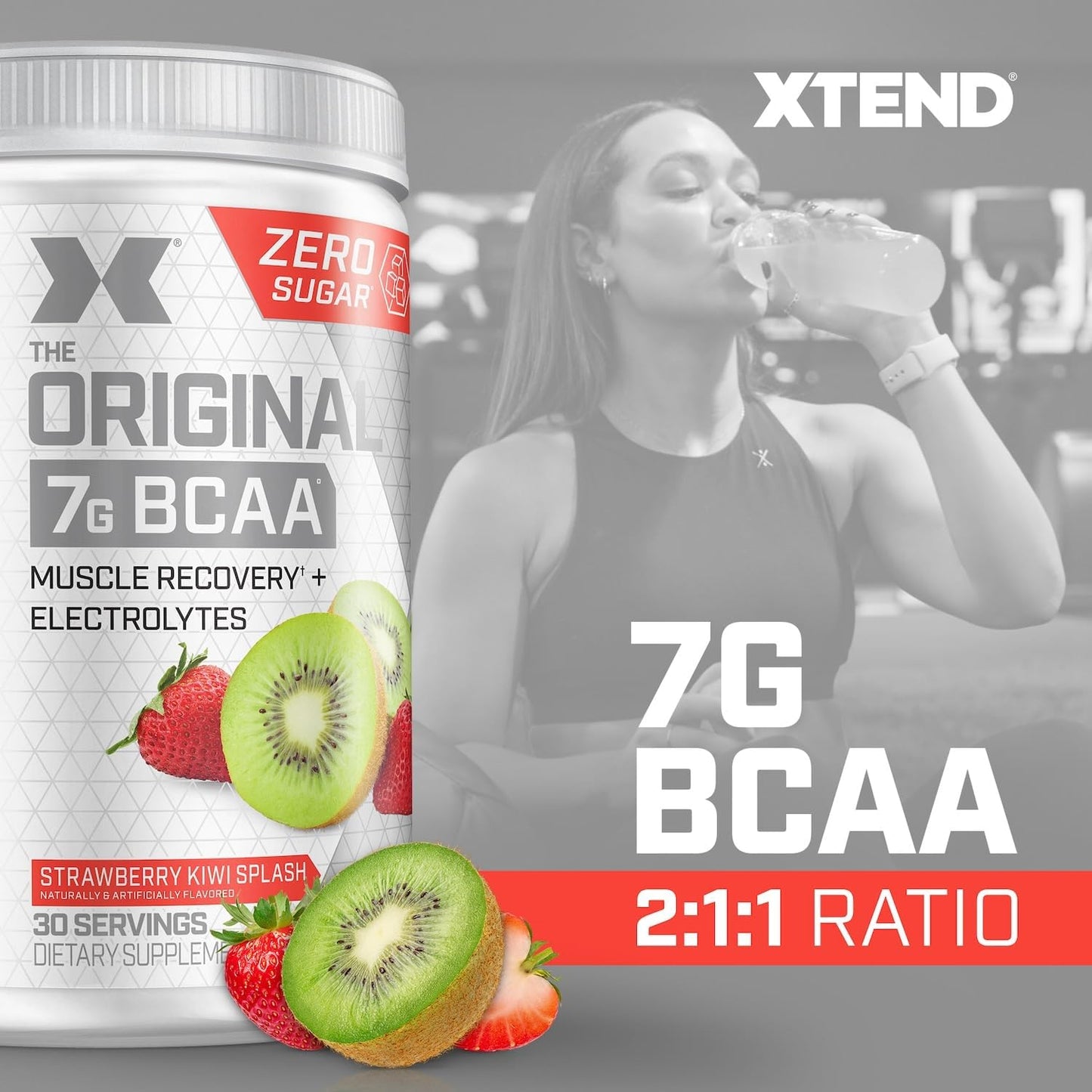 Xtend Amino Acids 30 Serves Italian Strawberry Kiwi Splash 426 grams