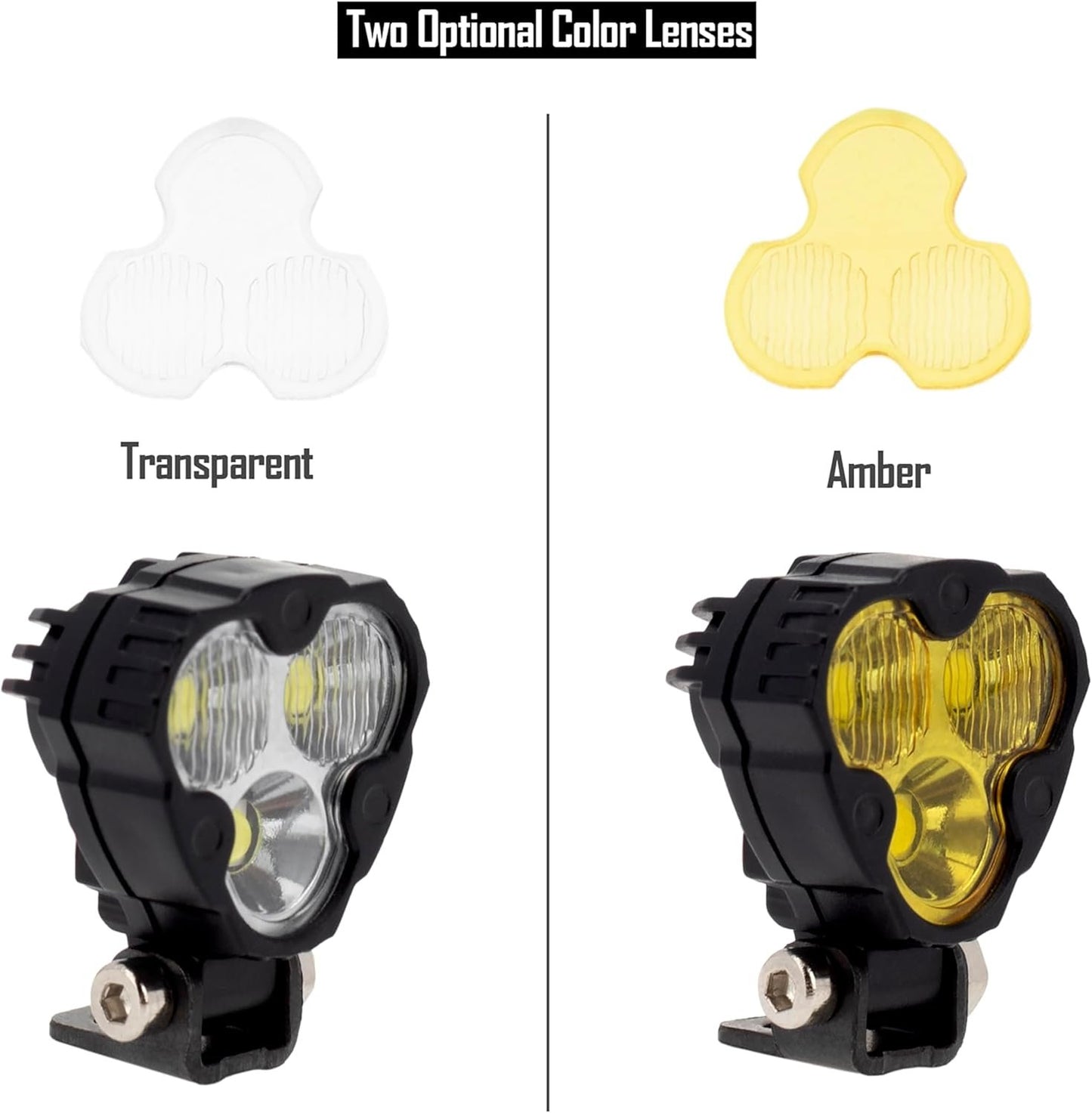 MEUS RACING RC Car LED Lights Spotlight Headlight Kit for Vanquish H10 Optic Sparco Yokohama RTR 1/10 RC Crawler Upgrades Parts
