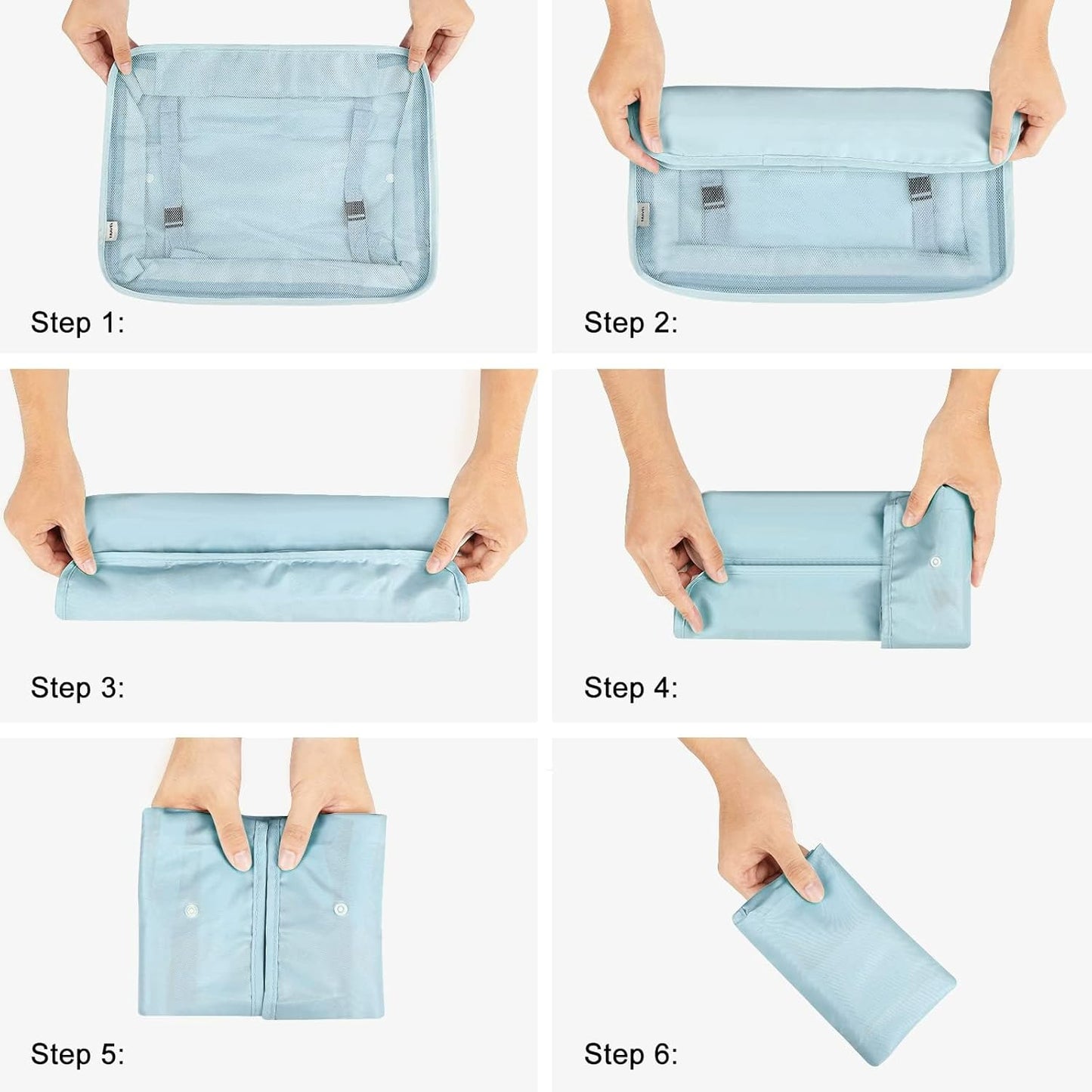MURISE 8 Pieces Packing Cubes, Suitcase Organizer, Suitcase Organizer, Travel and Travel Suitcase Organizer, Travel Useful Accessories
