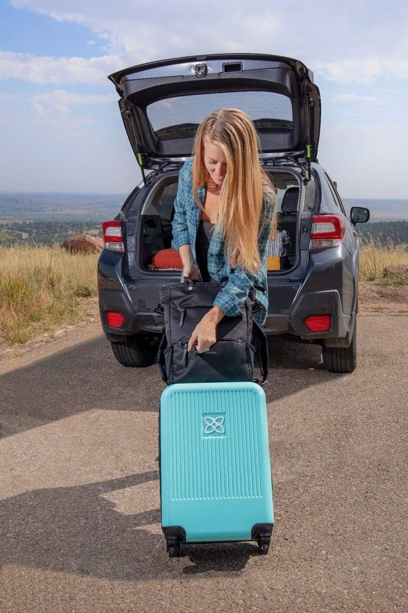 Sherpani Meridian, 22 Inch Travel Hardside Luggage, Durable Hardshell Luggage, Expandable Suitcase, Lightweight Rolling Luggage for Women, Carry On Luggage 22x14x9 Airline Approved