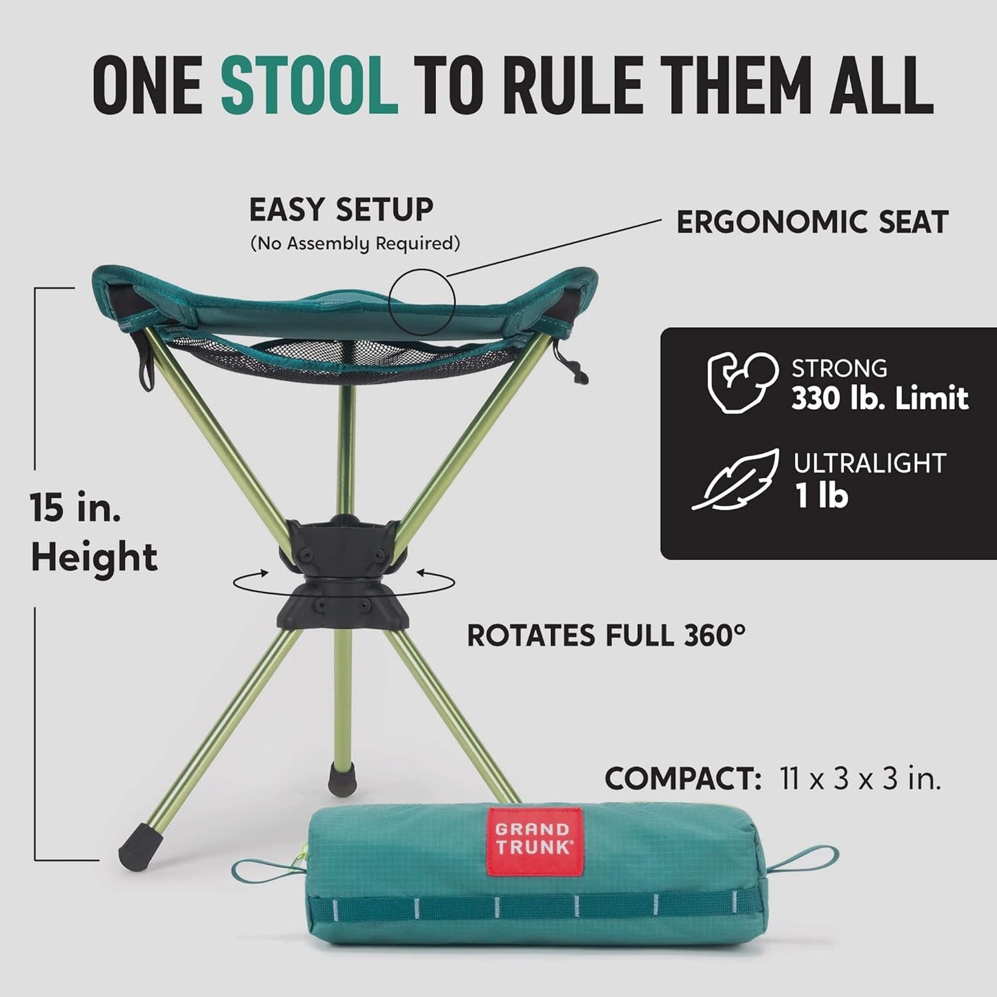 Grand Trunk | Compass 360° Stool