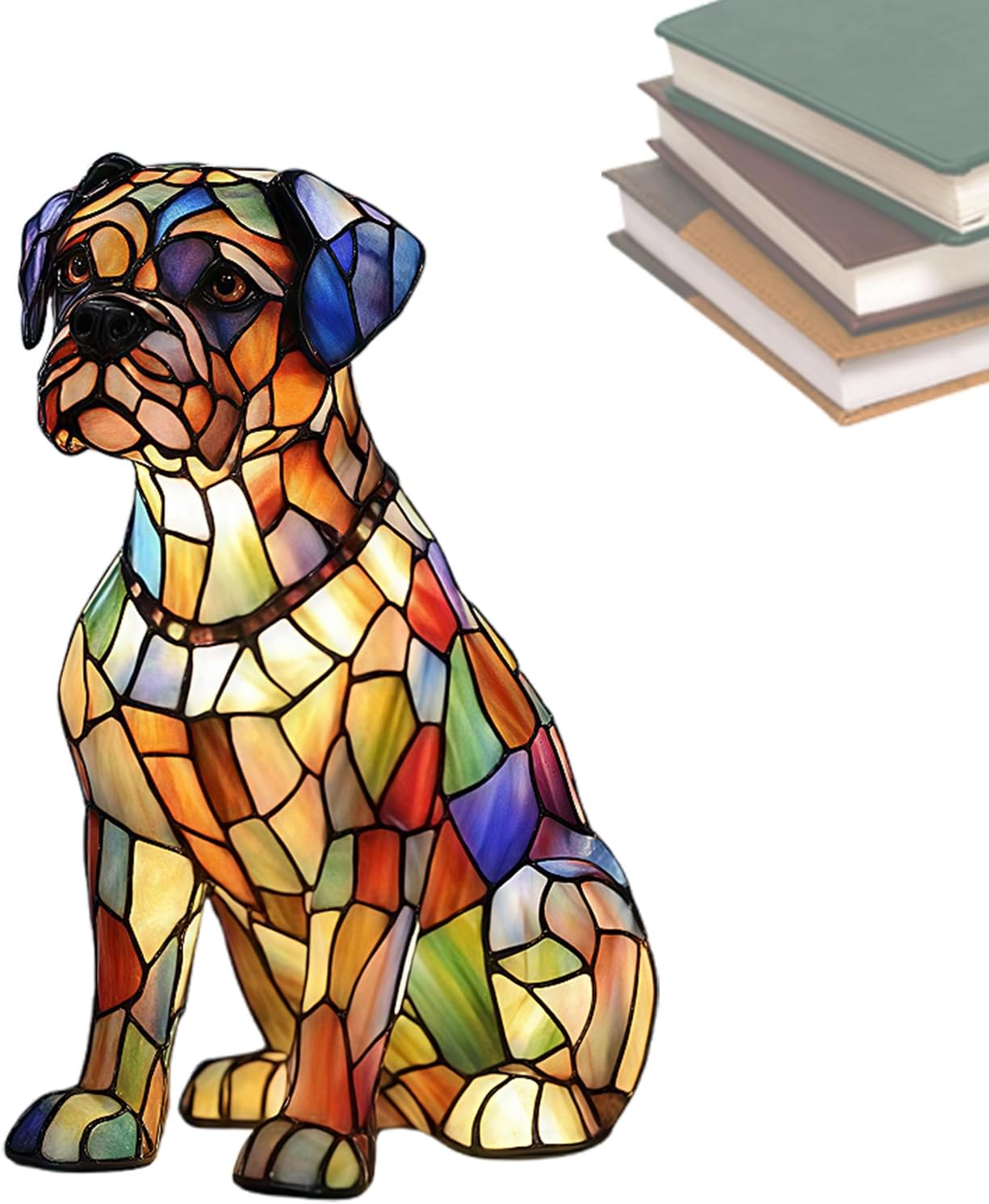 Dachshund Lamp | Dogs Themed Bedroom Resin Light,Rechargeable LED Ambience Lamp for Bedside Shelf Use in Bedroom Childrens Room