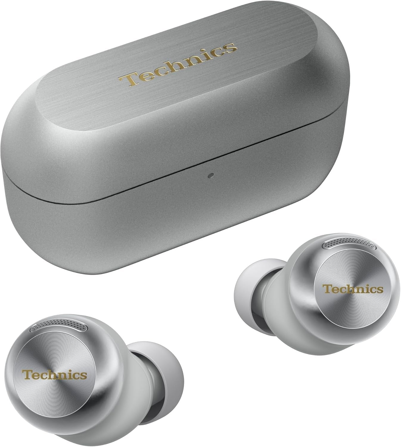 Technics EAHAZ100 Reference Class Hi-Fi True Wireless Earbuds with Dolby Atmos and Noise Cancelling, Silver