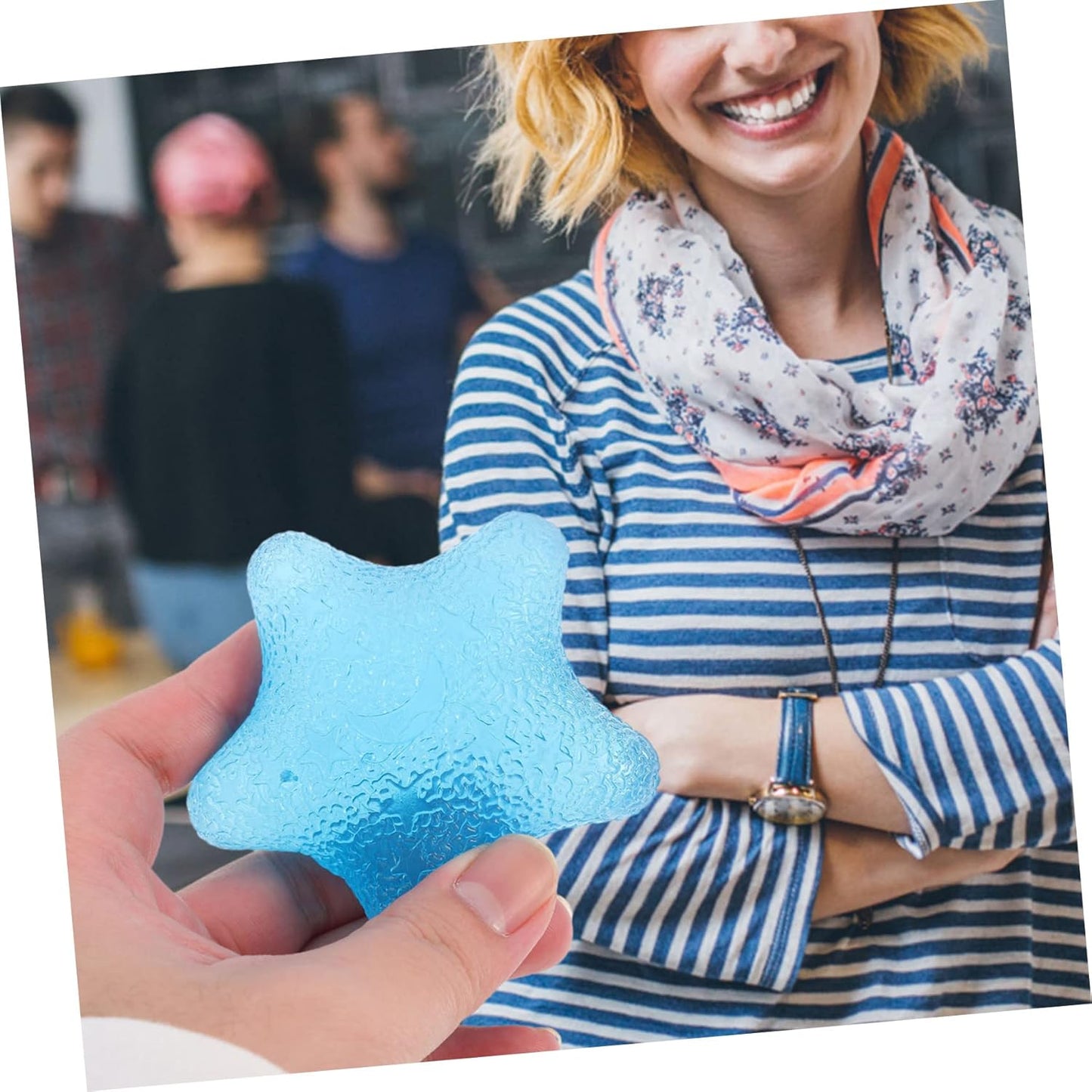 Toyvian 2 Pezzi Palline Massaggianti per Dita Allenamento per Muscolare e Recupero e Casual per Relief e Riabilitazione Colore Casuale