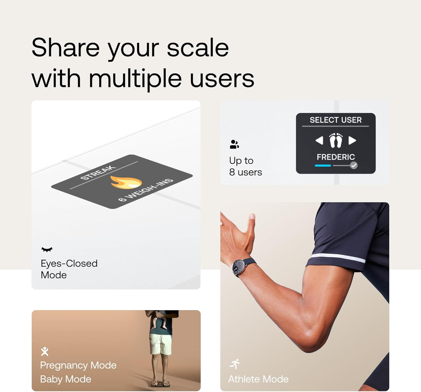 WITHINGS Body Smart - Accurate Wi-Fi and Bluetooth Scale for Weight and Fat Percentage, Composition Analysis, Apple Health/Google Fit Compatible, Digital Bathroom Scale