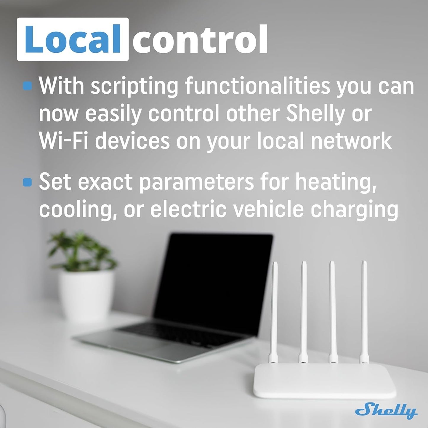Shelly Pro 3EM (120A) | WiFi & Bluetooth 3-Phase Smart Energy Meter | 2-Way Consumption | Home Automation | Compatible with Alexa & Google Home | iOS Android App | No Hub Required | Solar Panels