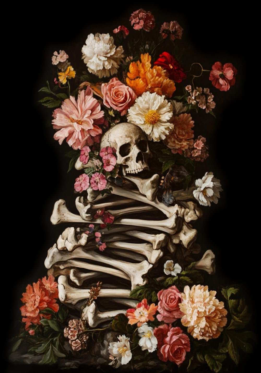 Skull & Flowers Lined 7 x 10 inch Journal Vol. 1 – 318-Page Writing Notebook for Men & Women Aesthetic Stationery for Journaling & Office Use: ... – 318 Lined Pages for Journaling