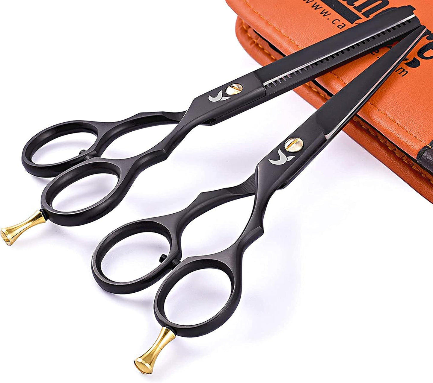 Barber Scissors Hairdressing Scissors Hair Cutting Thinning Hair Shading Scissors 5.5"