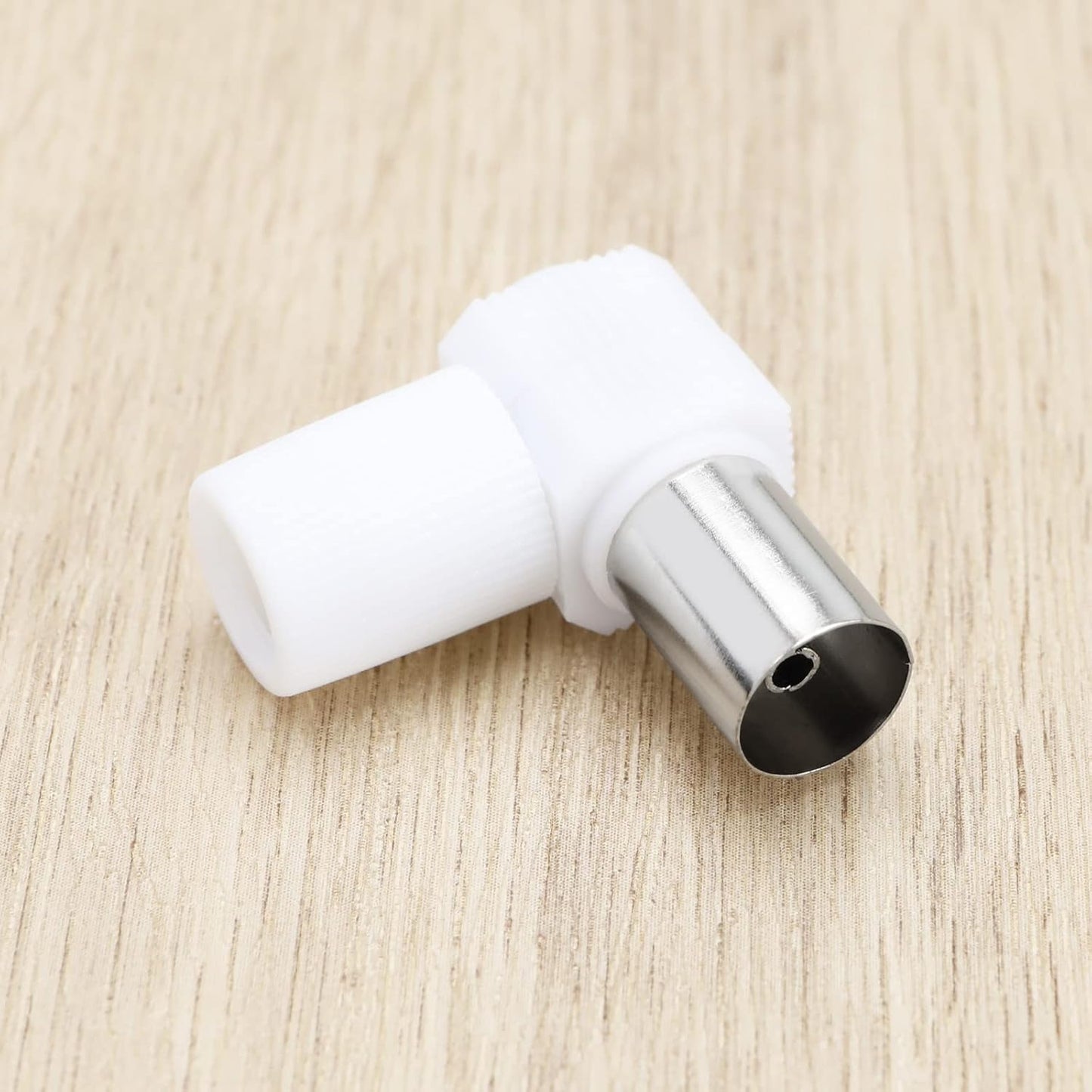 ECSiNG 16Pcs 90° Angle TV Coaxial Antenna TV Plug Antenna Connector RF Coaxial Coupling Coaxial Connector Adapter Electronic Accessories