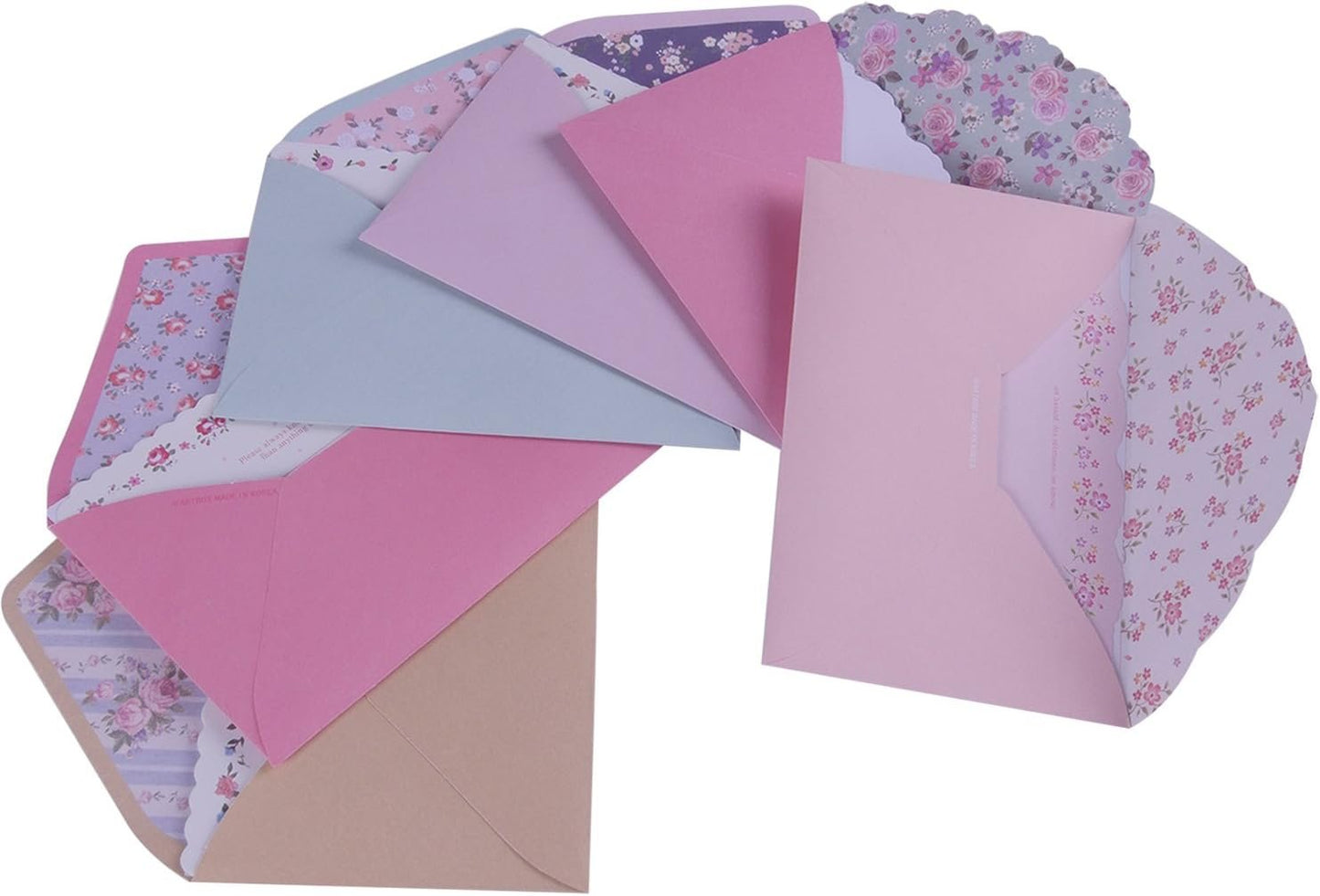 32 Cute Lovely Kawaii Special Design Writing Stationery Paper+16 Envelope 3.45 x5.4 Inch +1 Seal Sticker(Flower)