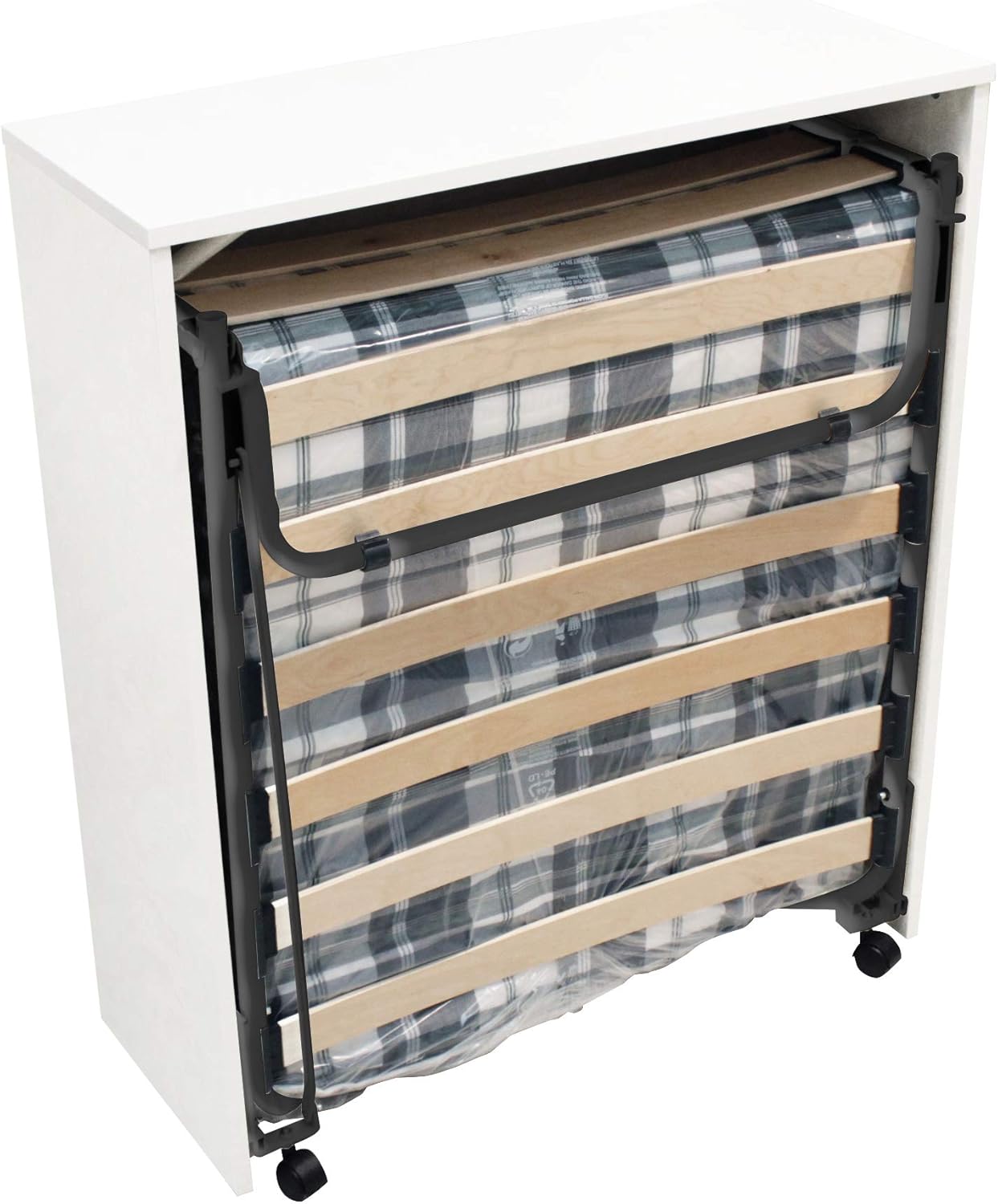 RETI GRITTI SPA Folding Single Bed Cabinet Matt White
