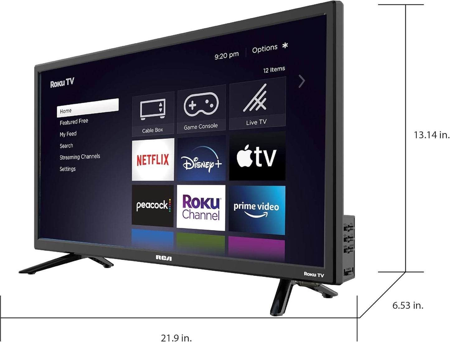 PROSCAN 24" ROKU Television, 720p, Black