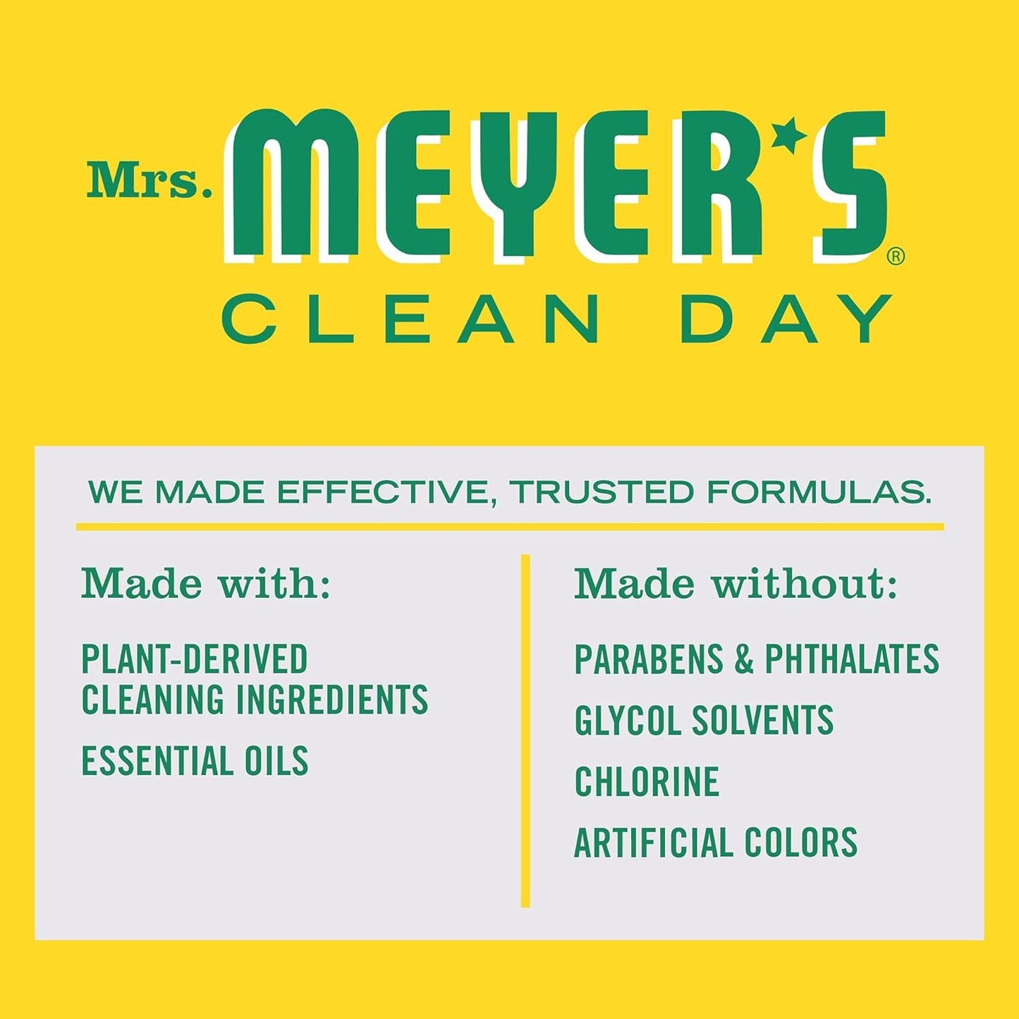 Mrs. Meyer's Clean Day Multi-Surface Cleaner Concentrate, Use to Clean Floors, Tile, Counters, and More, Honeysuckle Scent, 946 ml Bottle