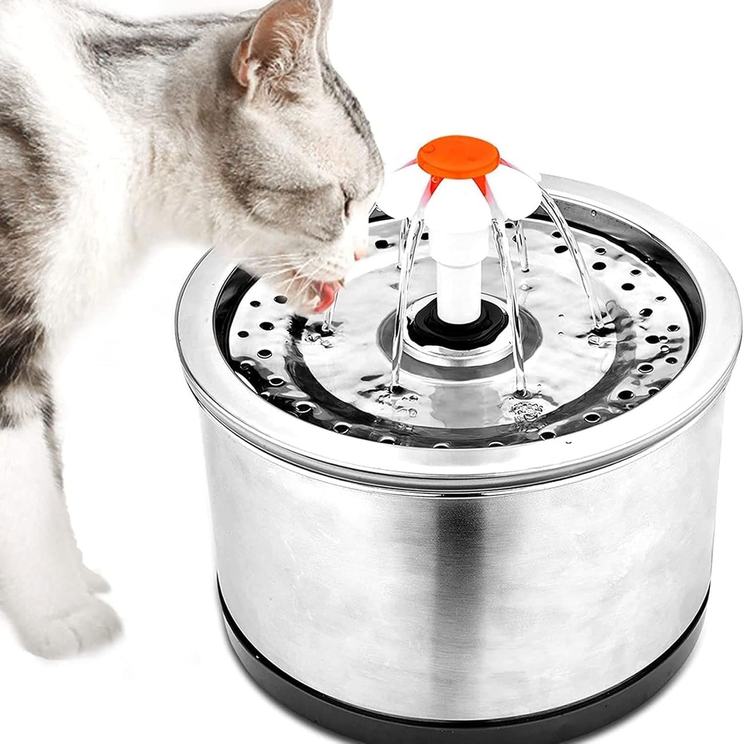 Pet Water Fountain Nozzle Replacement Flower for Head, Cat Fountain Automatic Drinking Water Dispenser, Flower Top Replacement, Feeding and Watering Supplies