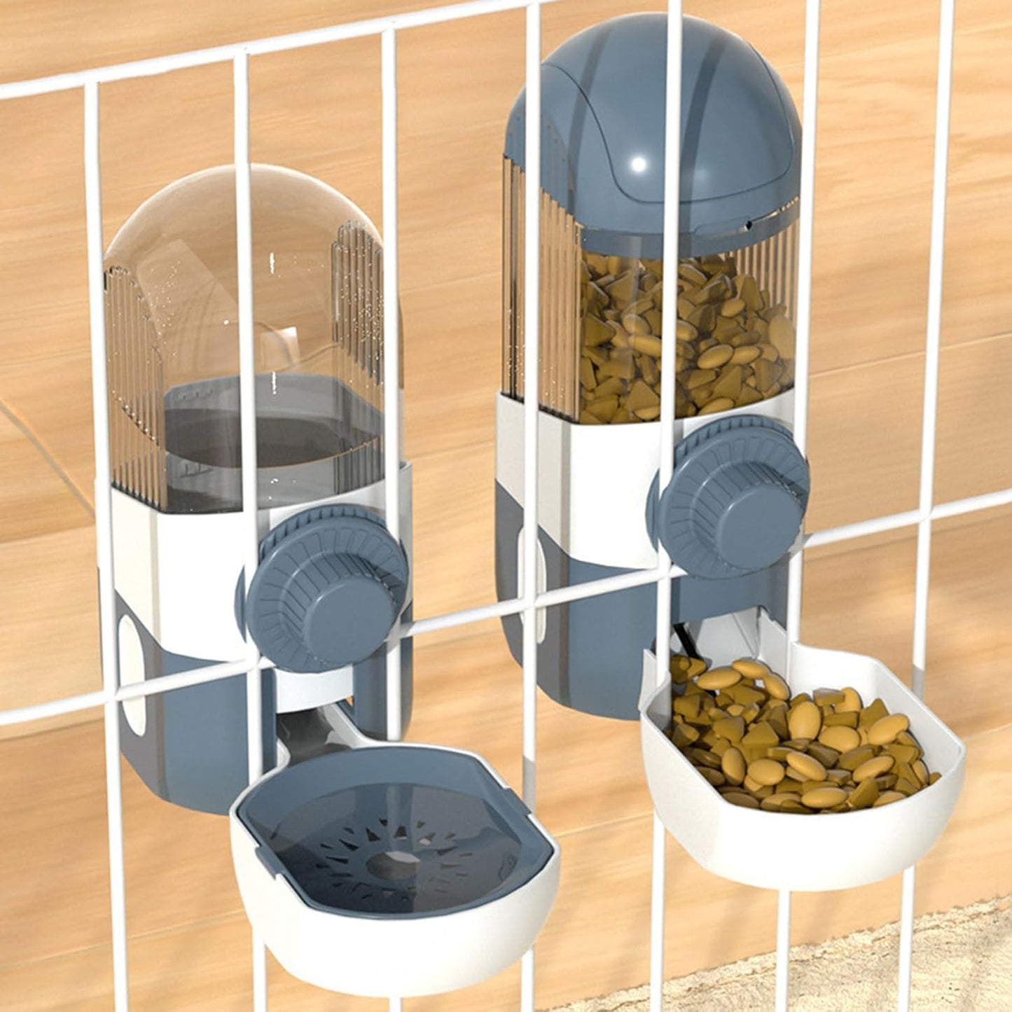 NVOQILIN Alimentatore per acqua per gatti Alimentatore automatico per gatti e acqua Dispenser di acqua per gatti Alimentazione per gatti Irrigazione Alimentatore per animali domestici Supporto per