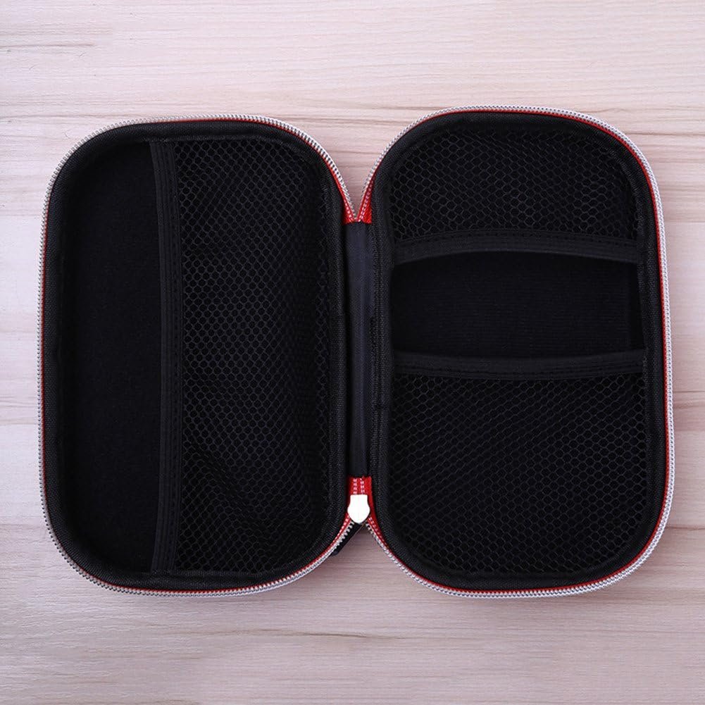 First Aid Kit Bag Empty Hardcase Waterproof Medicine Storage Bag Portable Medication Package Compact Lightweight Emergency Survival Rescue Cases Medical Kit Idea for Home Car Travel Outdoor (Red01)