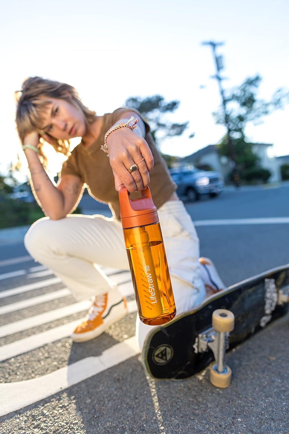 LifeStraw Go Series 2.0 Water Bottle with Filter, Laguna Teal, 650 ml Capacity