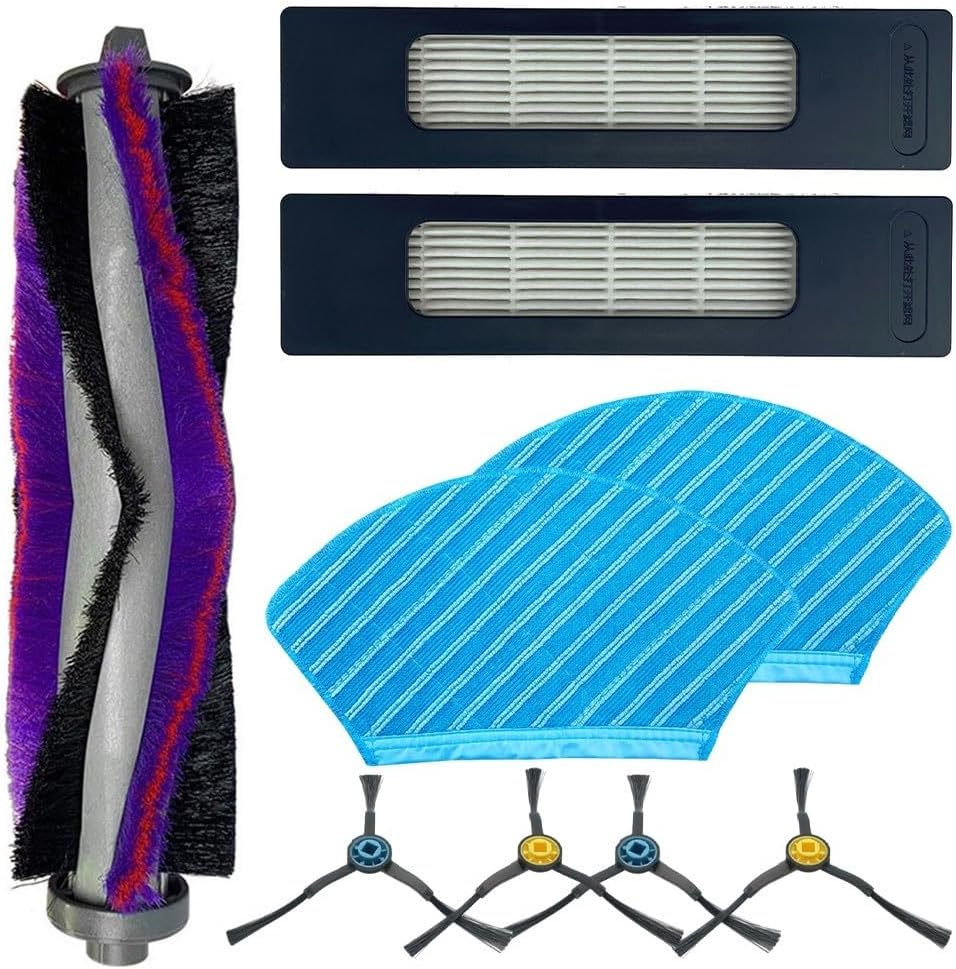Robert 770 Cleaning Essentials - Spazzola a rullo, filte e panni con spazzole laterali extra per esigenze di pulizia profonda