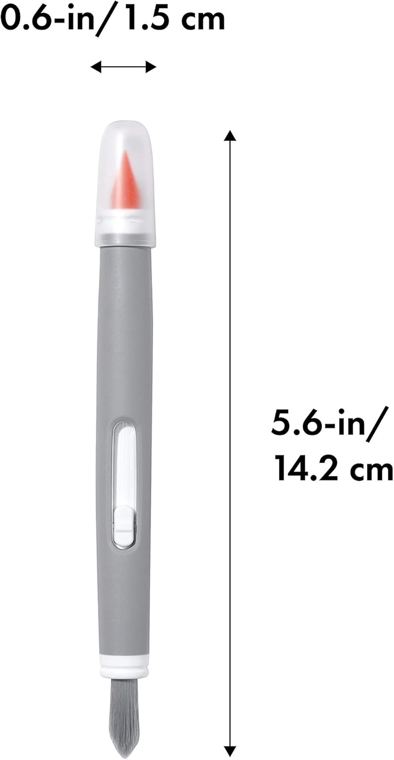 OXO Good Grips Silicone Electronics Cleaning Brush, Grey