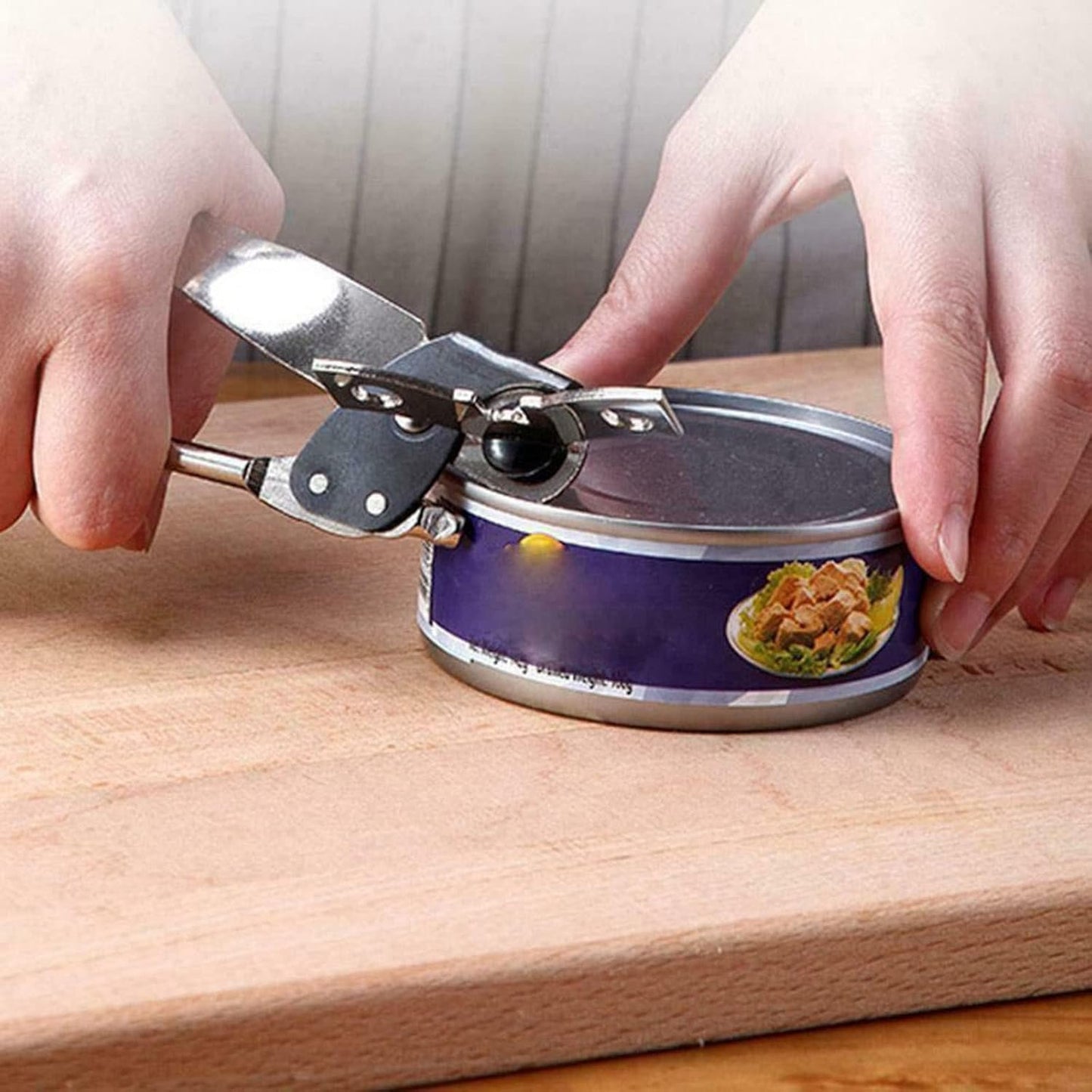 Manual Can Opener Kitchen Tools DIY Can Opener Side Gadgets Cordless Bottle Opener (as shown, One Size)