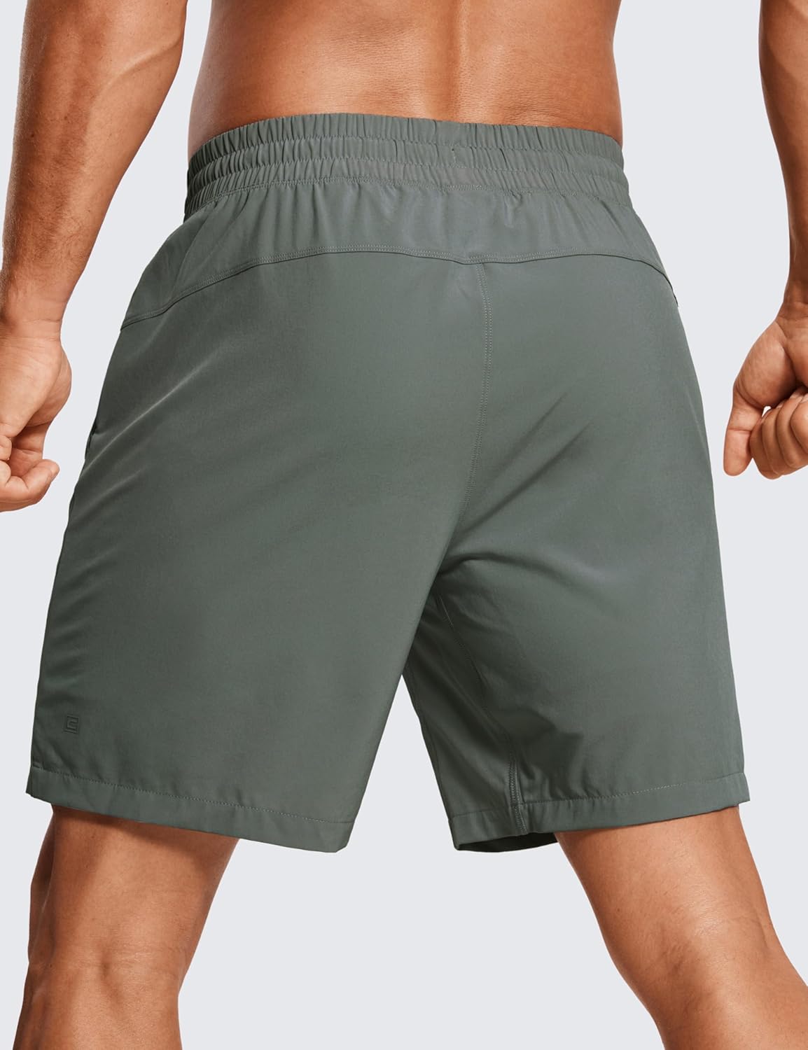 CRZ YOGA Men's Running Shorts with Liner - 7'' Quick Dry Workout Sports Athletic Shorts with Pockets