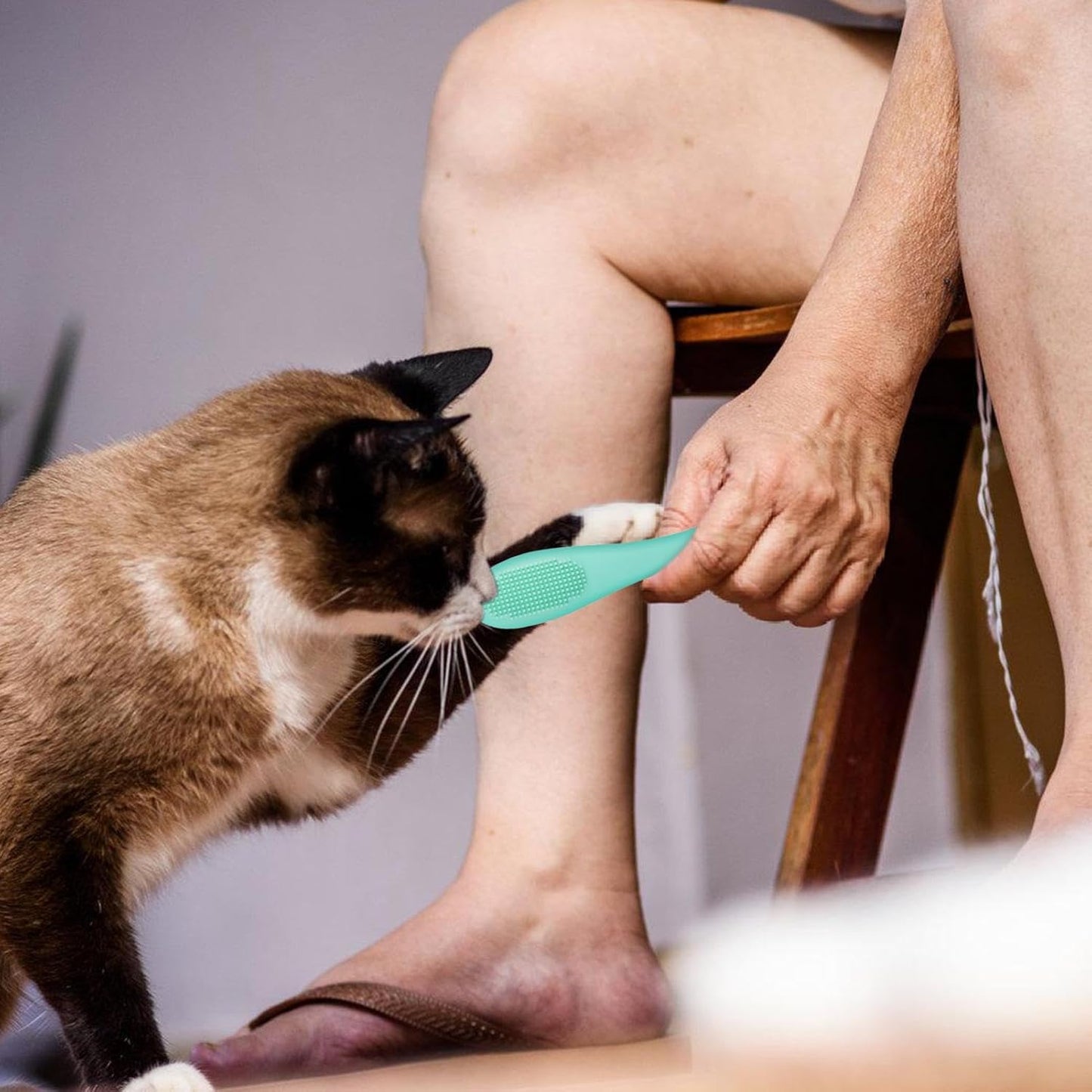 Cat Chin Brush Soft Silicone Grooming Brush Non-Slip Pet Cleaning Brush Finger Grooming Tool For Pets Cat And Dog Chin Scrubber Multifunctional Pet Grooming Supplies Silicone Brush For Cats Pet Hygien