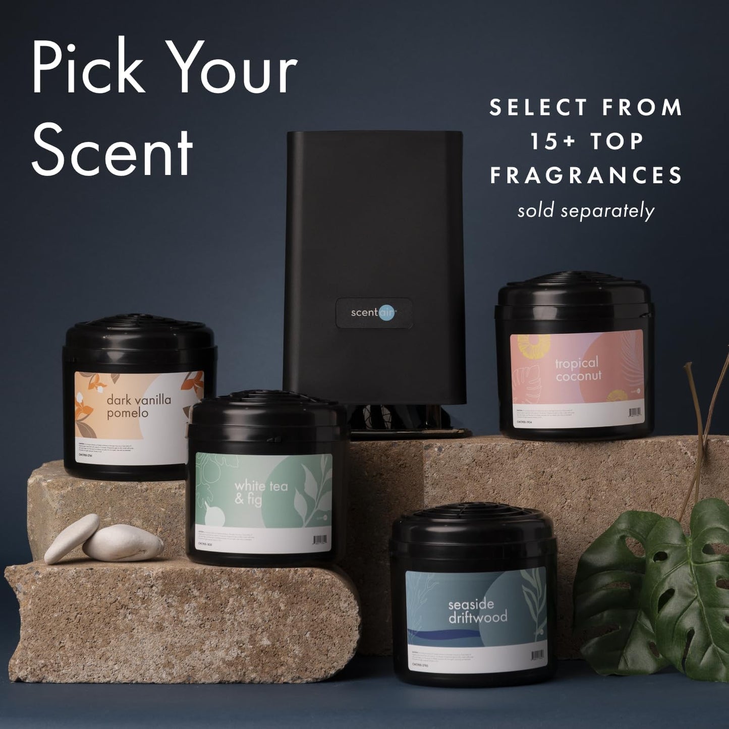 Whisper Home | Diffuser Machine, Scents up to 800 Sq. Ft Room, Compatible with Alexa & Google, WiFi & Bluetooth Enabled, Cartridge Sold Separately, Black