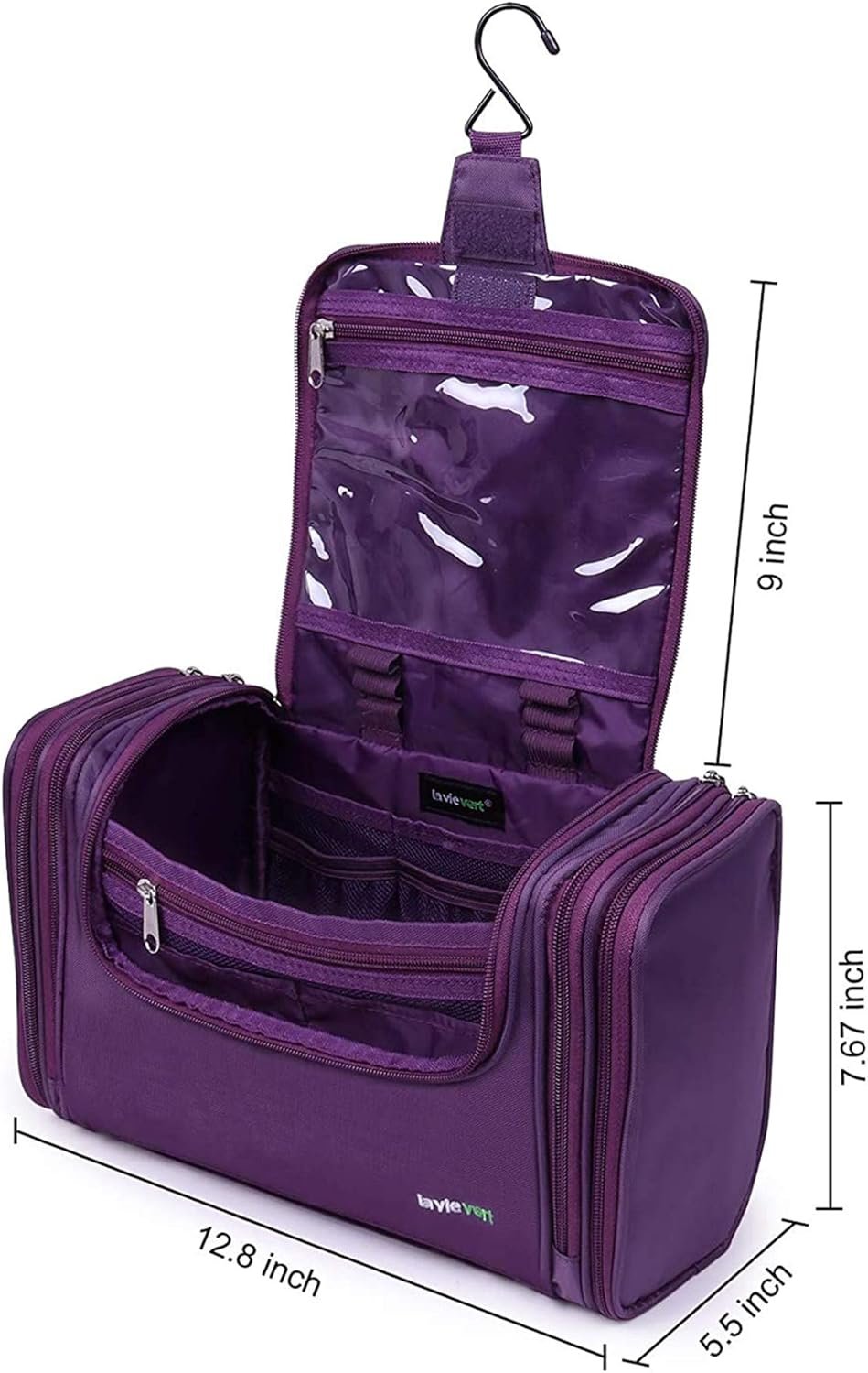 LAVIEVERT Huge Capacity Toiletry Bag