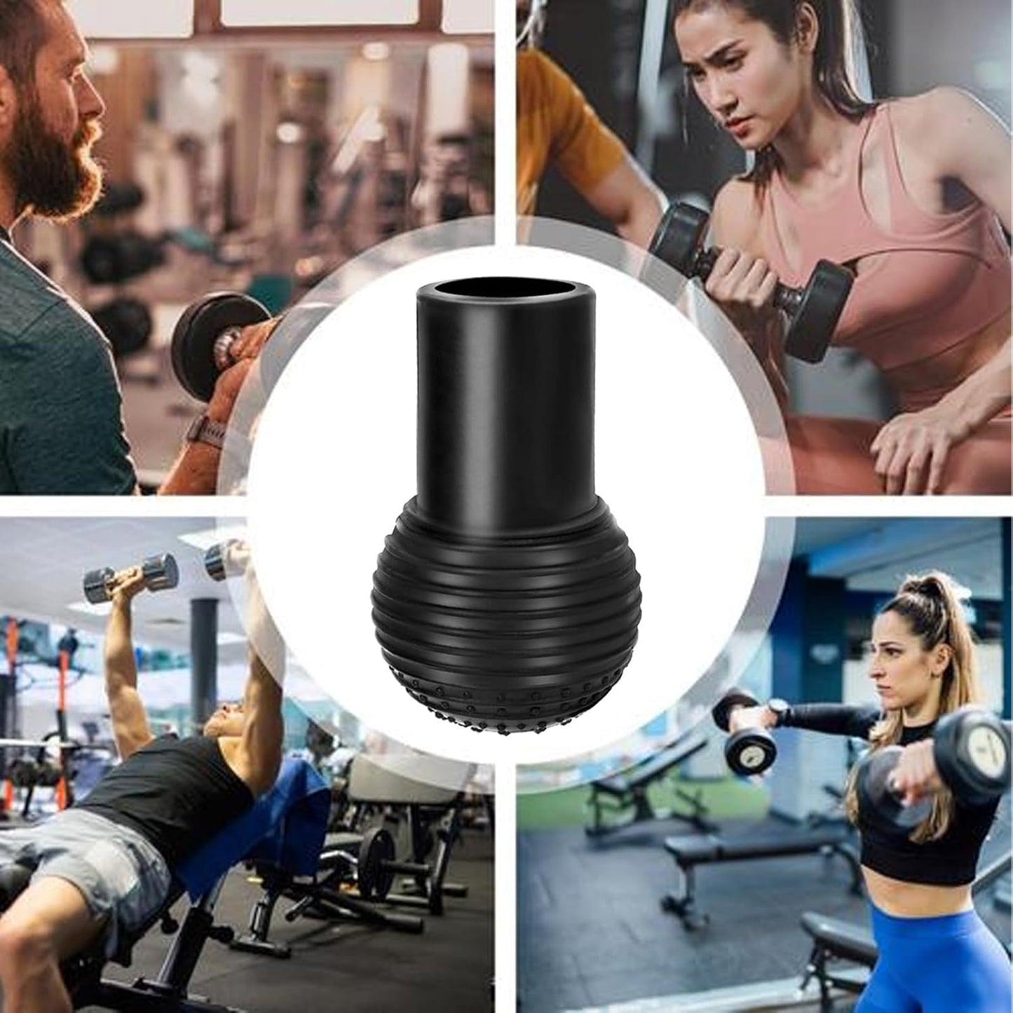 Barbell Attachment Base - Heavy Duty Training Holder, T Bar Squat Tool | Home Gym Mount for Row, Spin, Split Squats, Press Workouts, Core Fitness Gear, Muscle Building Strength Equipment