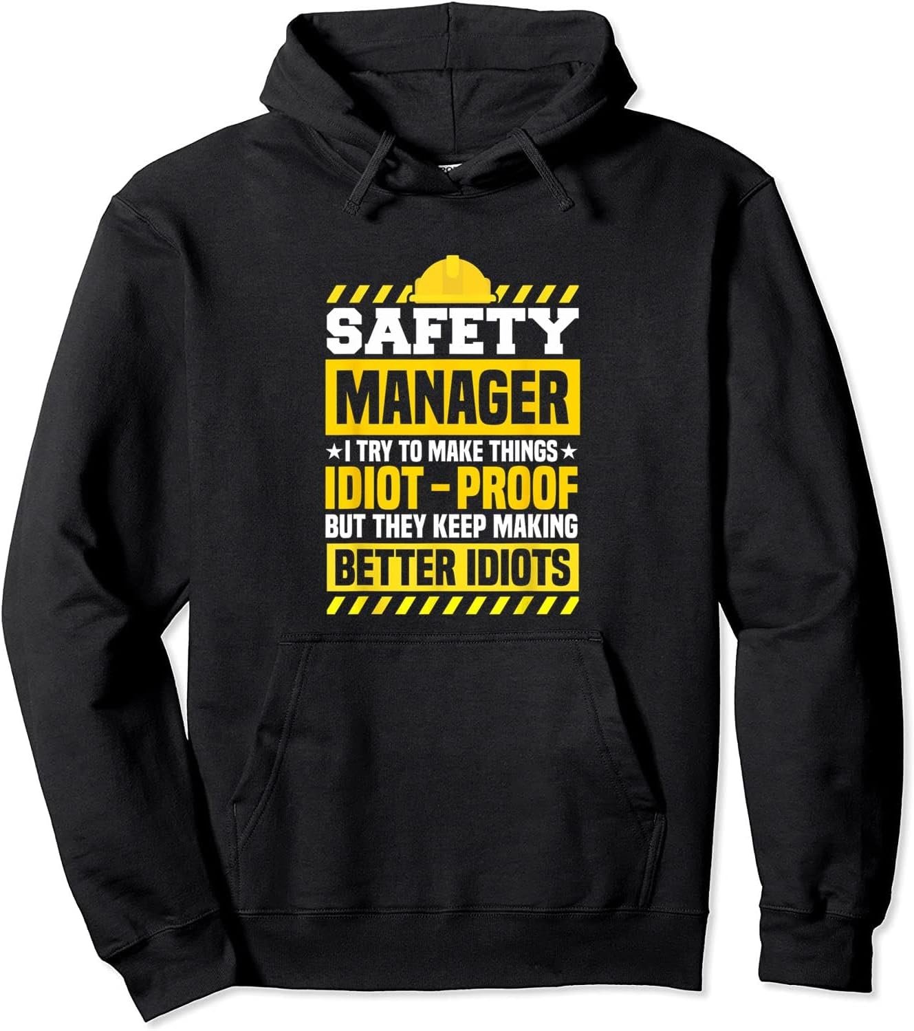 PQHSHOP Occupational Health Safety Management Safety Manager T-Shirt, Long Sleeve Shirt, Sweatshirt, Hoodie Unisex Adult Size Made in Canada