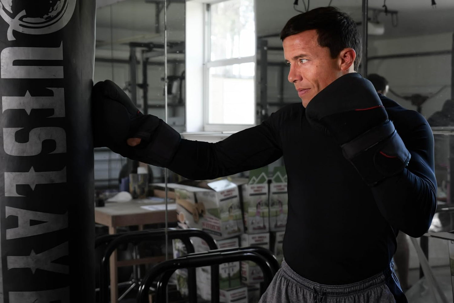 Esteem Apparel Core Tight Pro Men's Long Sleeve Compression Shirt Athletic Base Layer for Performance Workouts