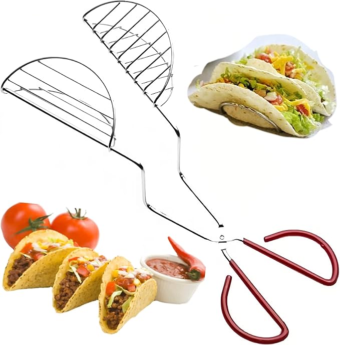 Taco Maker Press Fried Taco Shells Mold Crisp Deep Fryer Kitchen Tools Gadgets