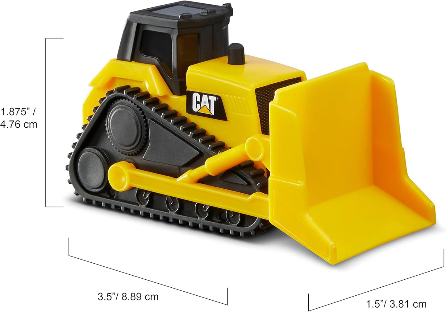 Cat 82150 Little Machines 5-Pack Vehicle, Yellow