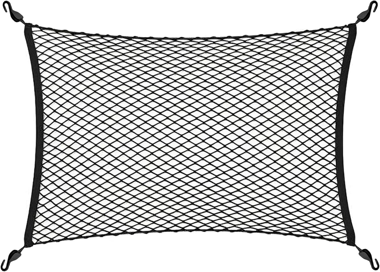 Floor Style Automotive Elastic Trunk Mesh Cargo Net for Mercedes-Benz GLE W167 2020-2024 - Premium Trunk Organizers and Storage - Luggage Net for SUV - Best Car Organizer