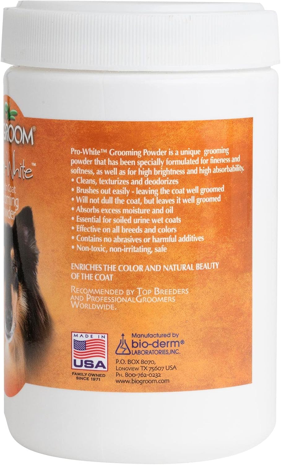 Bio-Groom Dog Grooming Powder, 226 ml