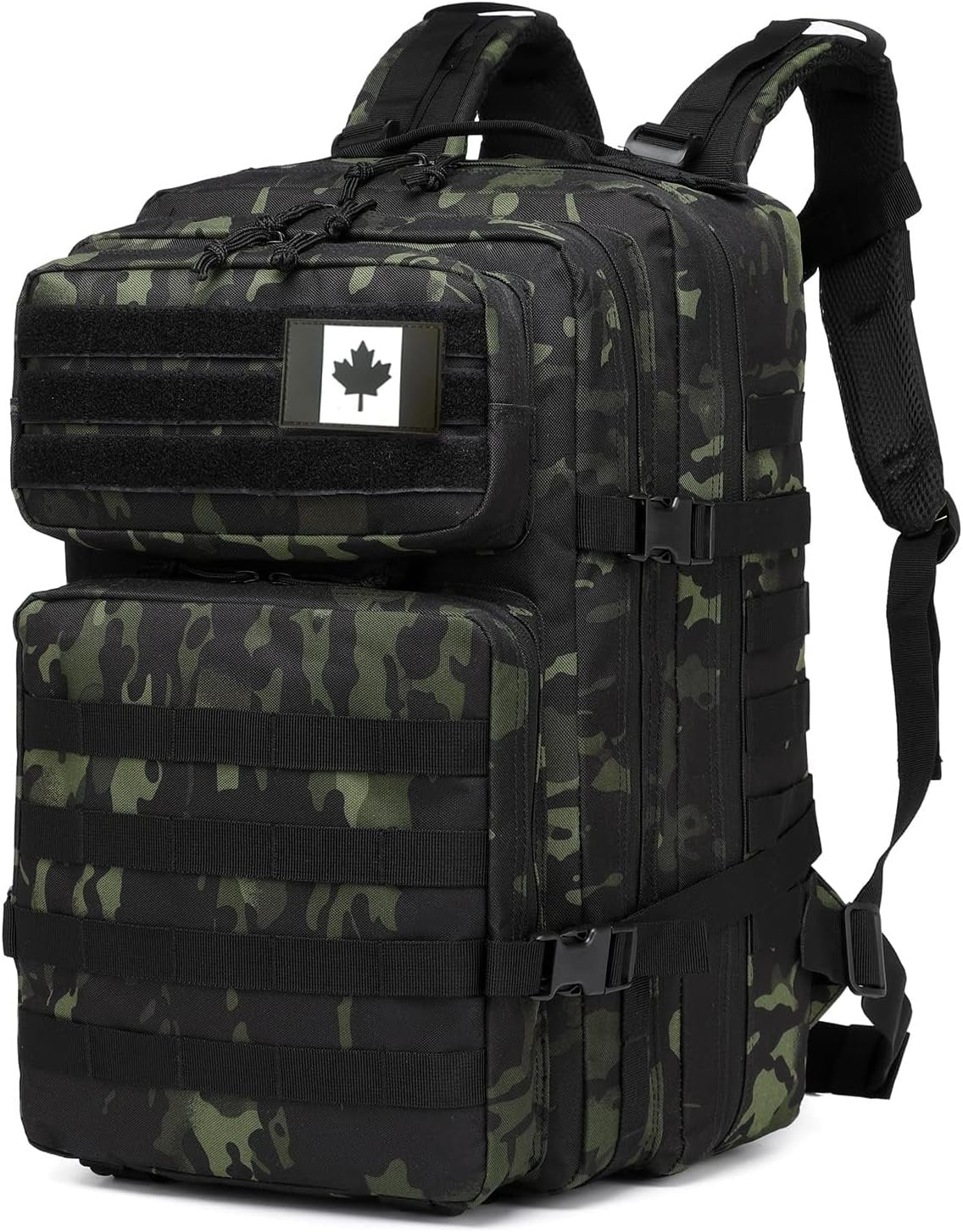 ATBP Military Tactical Molle Rucksack Backpack Large Travel Backpack Hiking Daypack Camping Hunting Backpack 40L