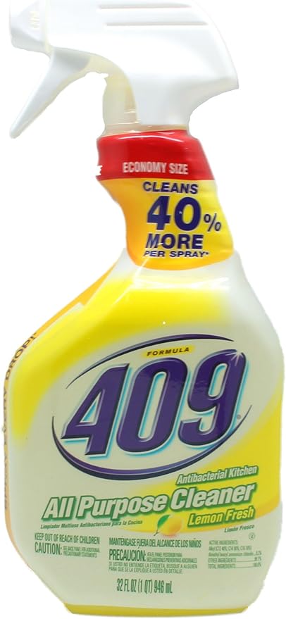Dorm Room Multipurpose Cleaning Kit Value Pack with Formula 409 Multi-Surface Cleaner - Lemon Fresh, WINDEX Original Glass Cleaner & More