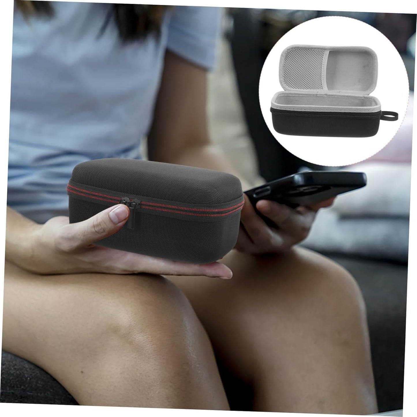 BELLIFFY Speaker Case Portable Audio Speaker Bags Fitting Bags Suitcase Suitcase Speaker Carrying Case Travel Case Oxford Cloth