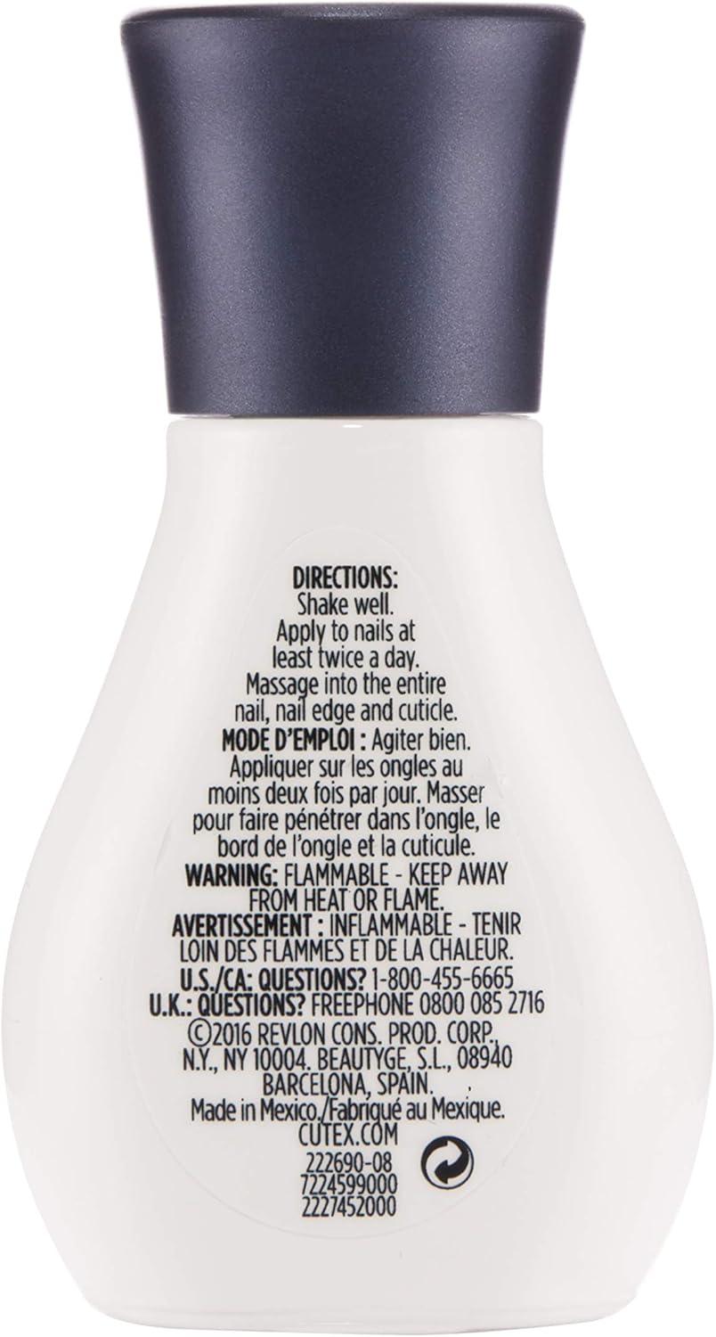 Cutex Intense Recovery Strengthening Treatment Nail Care Treatment Dry Weak Nails 13.6 Milliliters