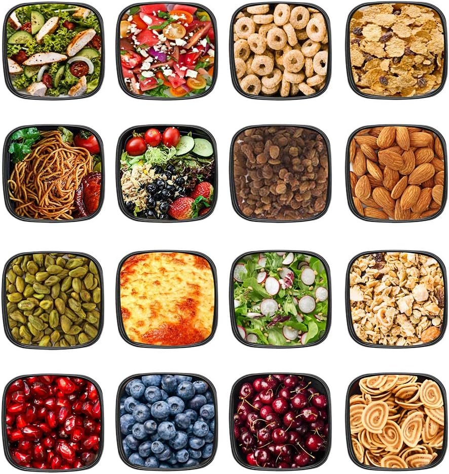 Meal Prep Containers Food Storage Containers with Lids - Stackable, Microwave, Dishwasher & Freezer Safe - 8.5 oz, 50 Packs