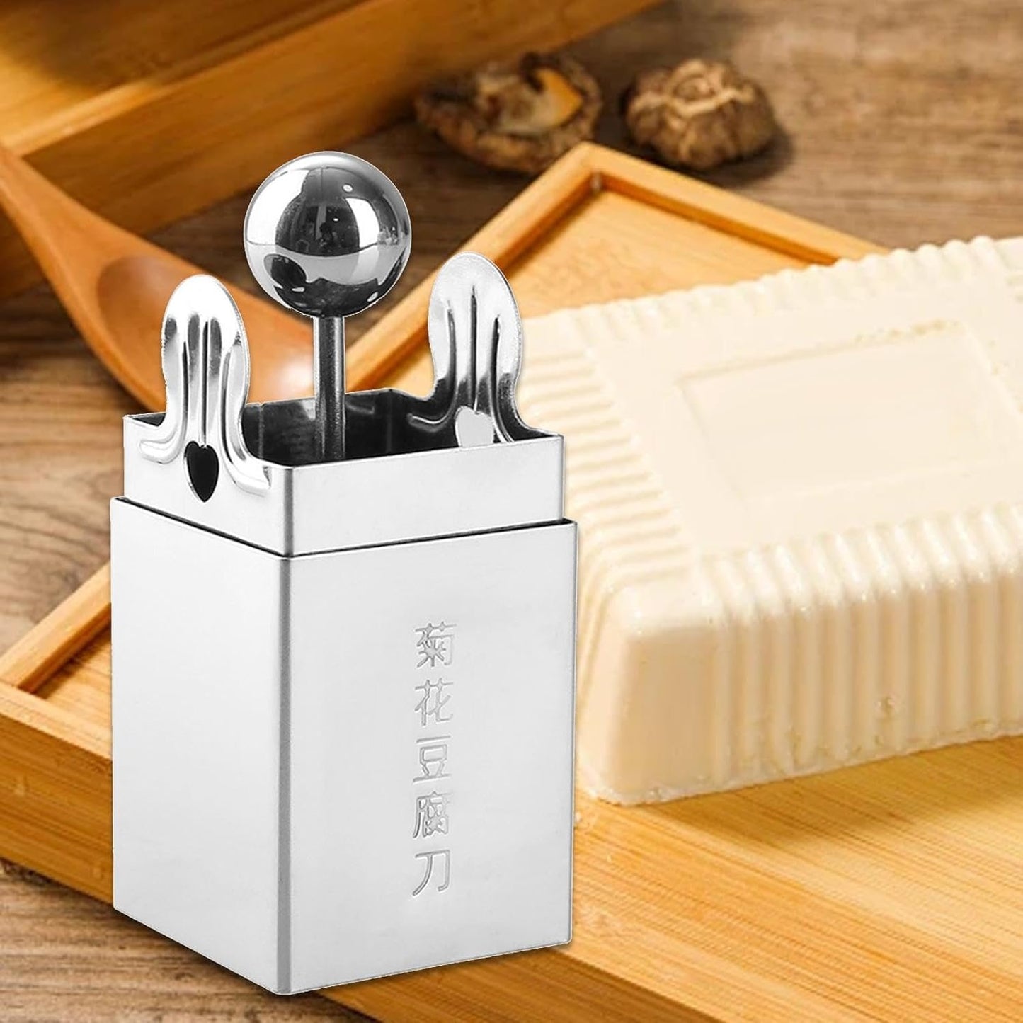 Colcolo Affettatrice per Tofu Taglierina per Tofu Utensile da Cucina Gadget per zuppa di Tofu Strumento per triturare Il Tofu per Eventi di Banchetti Cucina