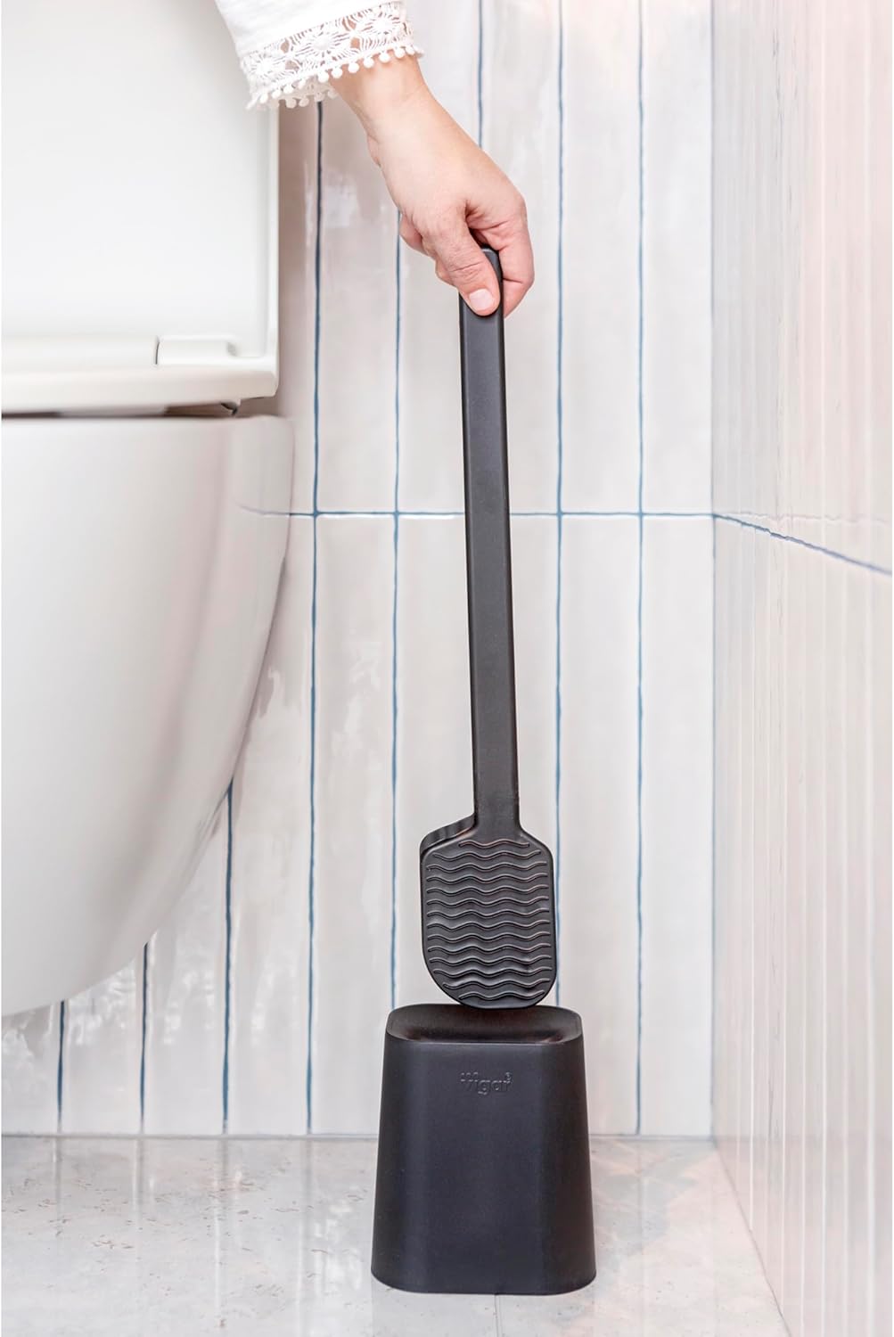 Vigar Essential Eco Toilet Set, Black