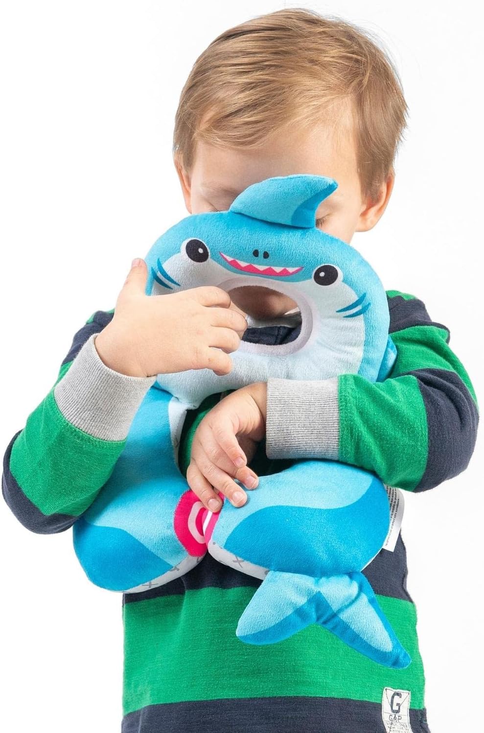 BENBAT Shark Design Travel Friends Headrest for 1 to 4 Years, Multi/Colour (BE-HR309)