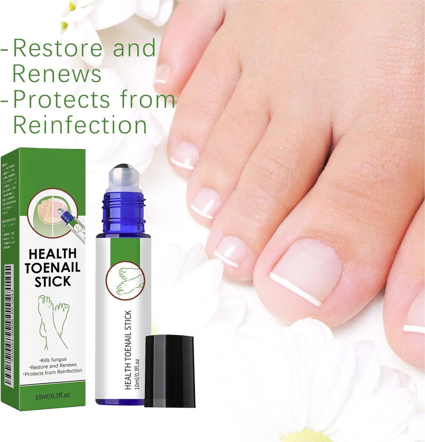 Iouyjiu Nail Strengthener Toenail Care Repair Cracked Nail Hydrating Formula Organic Ingredients 1 Stick Ideal for Fast and Effective Reliefs Home Use 10ml