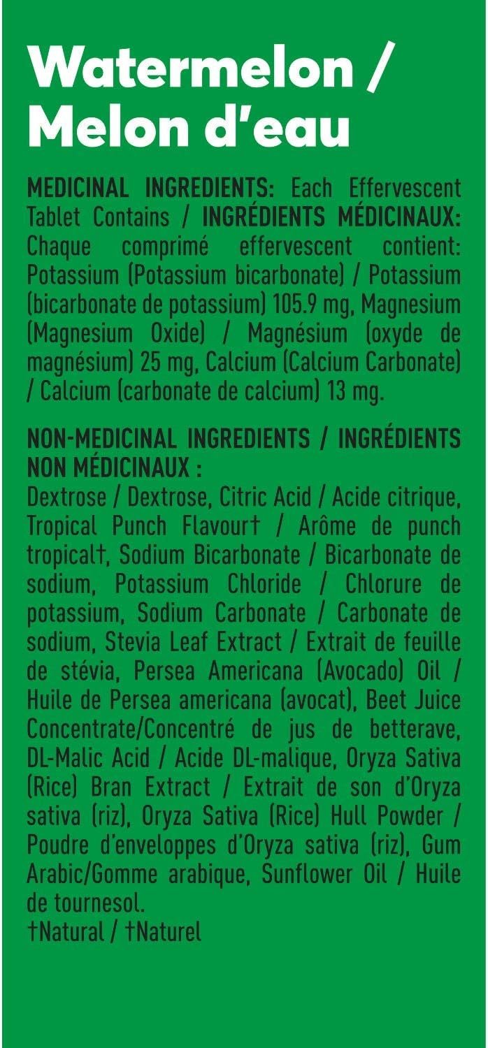 Nuun Sport: Electrolyte Drink Tablets, Box of 4 Tubes (40 servings), Watermelon, Electrolyte Hydration Supplement