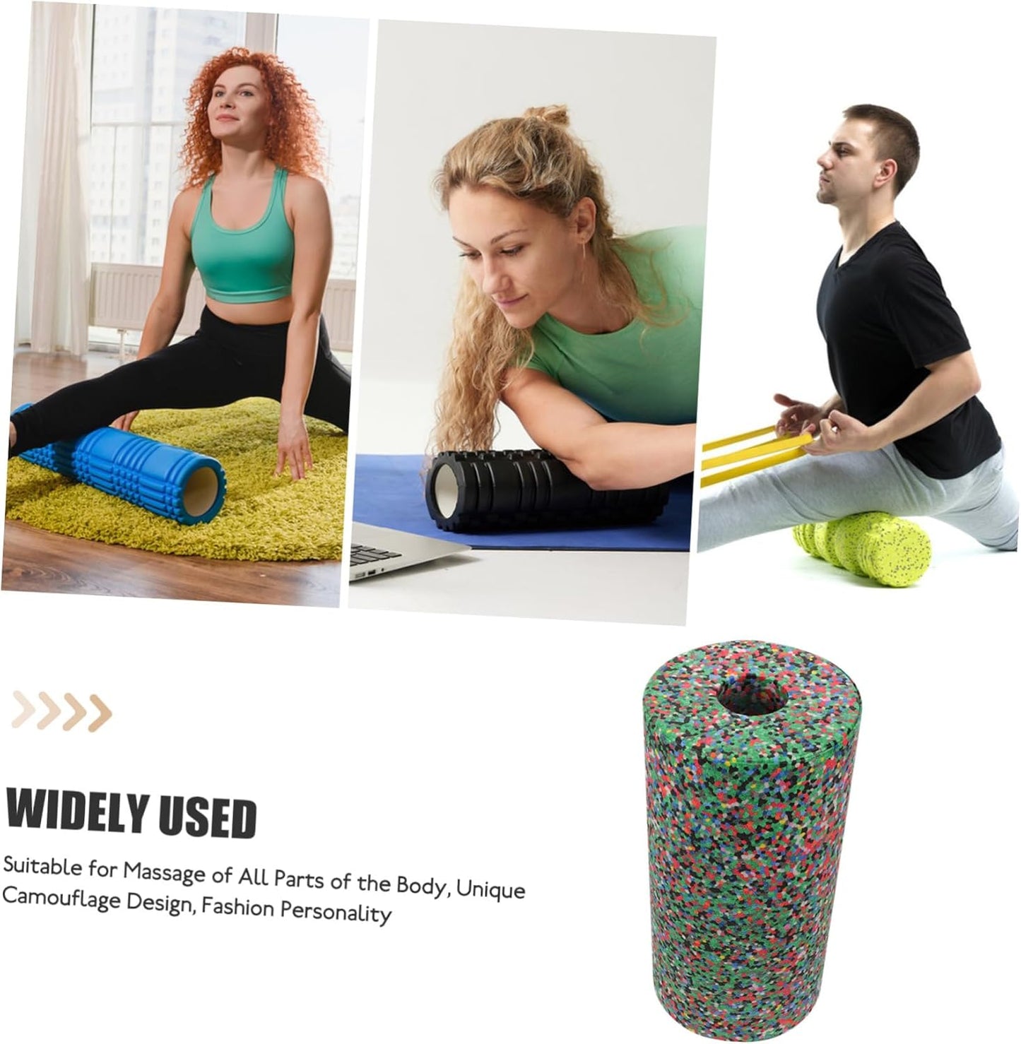 Toddmomy Schiuma per Muscolare Yoga Attrezzo Fitness Portatile per Rieducazione e Stabilizzazione Superficie Antiscivolo e Design Scanalato