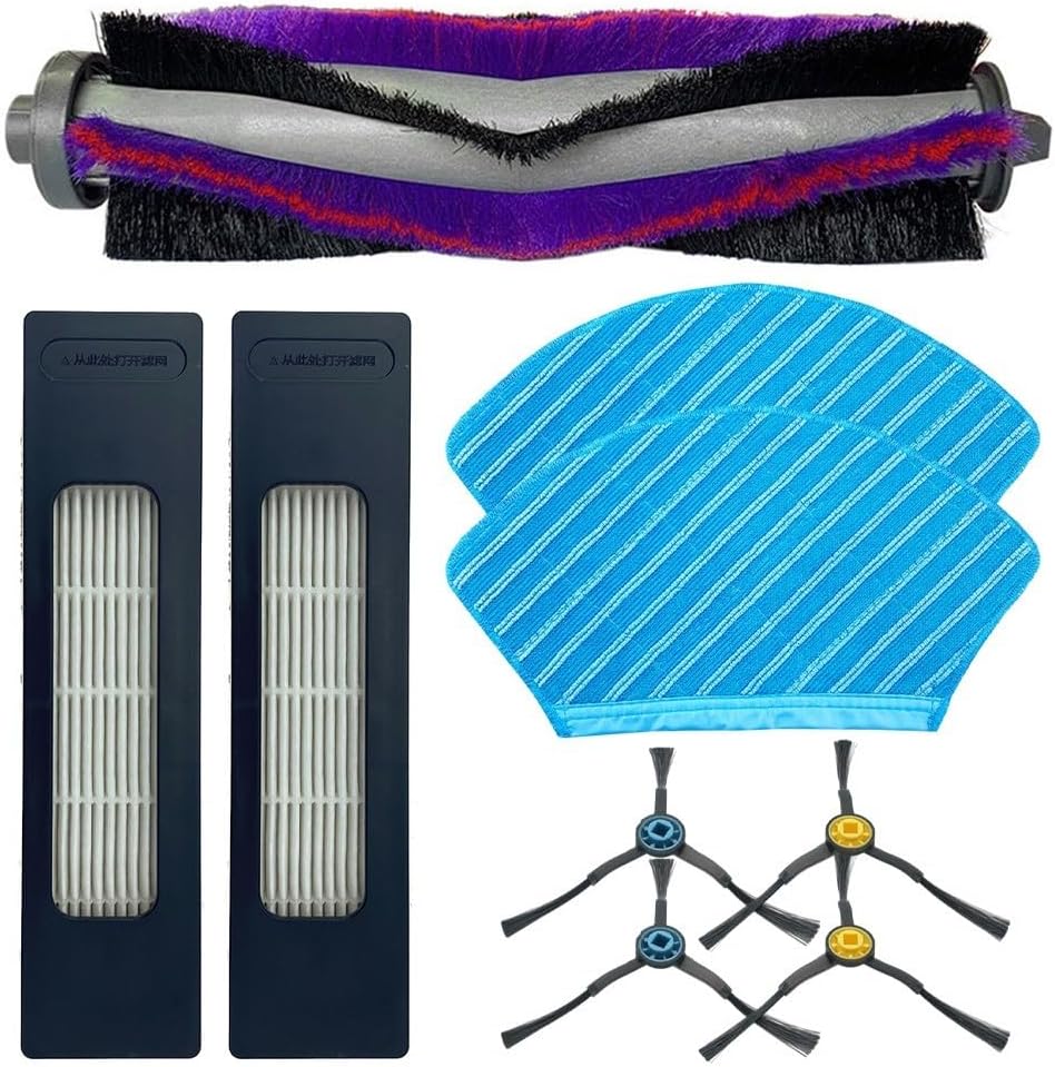 Robert 770 Cleaning Essentials - Spazzola a rullo, filte e panni con spazzole laterali extra per esigenze di pulizia profonda